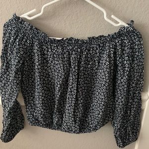 Off the shoulder brandy top